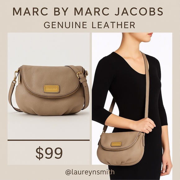 Marc by Marc Jacobs Pebbled Leather Shoulder Bag – Beige
-Open to Offers - Picture 1 of 8